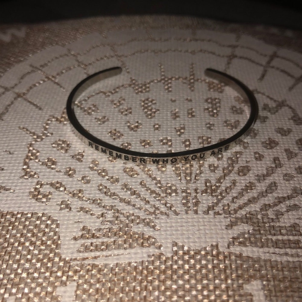 Silver bracelet cuff